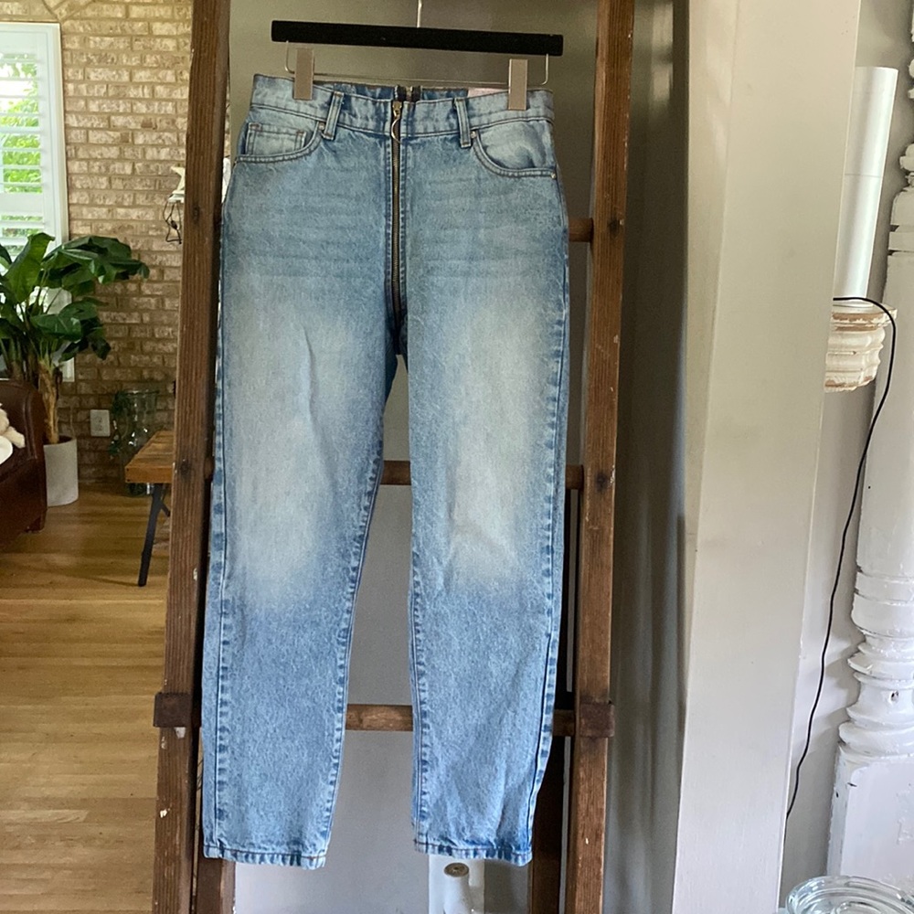 REVICE | Yin and Yang Zipper Vintage Vegas Denim Jeans 28